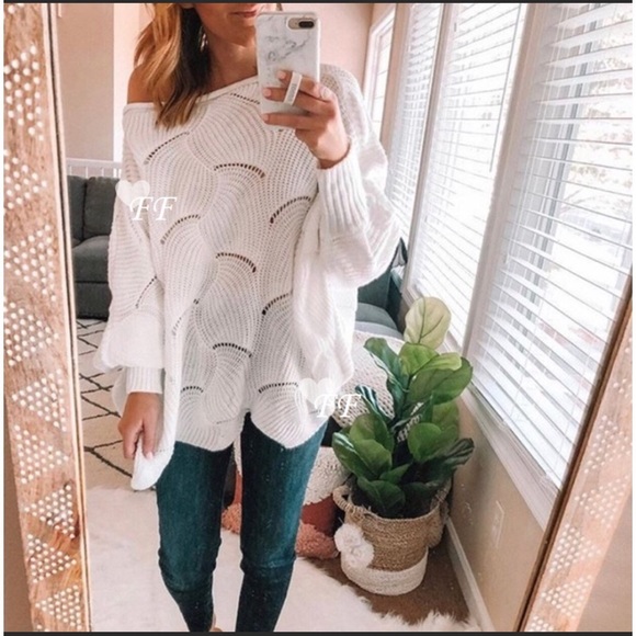 FINAL OFF SHOULDER SWEATER - Picture 3 of 9